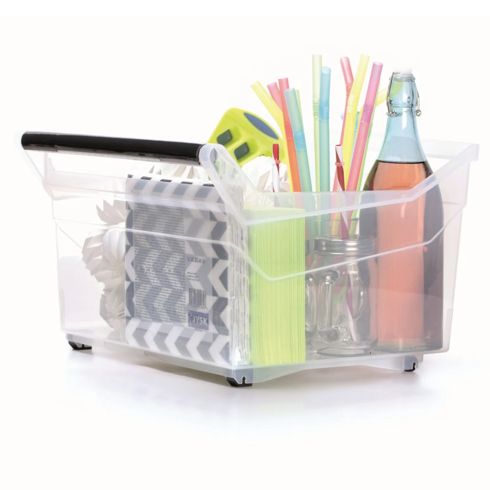 Récipient de rangement conteneur rouleaux organisateur transparent NUK5L boît... - Photo 4/4