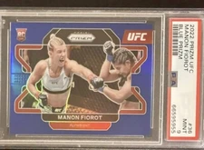 2022 UFC PRIZM ROOKIE Manon Fiorot PSA 9 #36 BLUE /199 RC