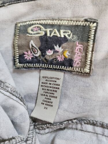 STAR JEANS green camo cotton denim jacket-size 3X - Picture 4 of 4