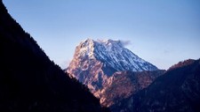 Landscape mountains nature snow Custom Gaming Mat Desk