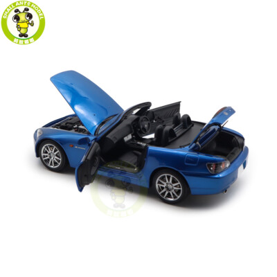 1/18 MOTORHELIX Honda S2000 AP2 Bermuda Blue Pearl Diecast Model