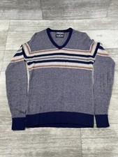 VTG Robert Bruce USA MADE V Neck Sweater Mens Medium Orlon Acrylic WPL9483