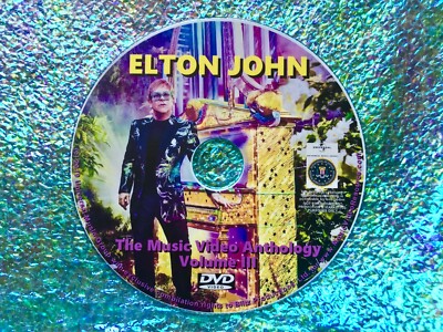 エルトンジョンDVDと本 ELTON JOHN The Music Video Anthology 1969 to 2021 7 DVD Set