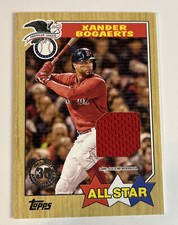 2022 Topps Series 2 Xander Bogaerts 1987 All-Star Jersey Relic #87ASR-XB Red Sox