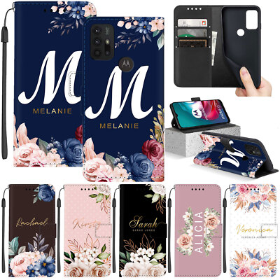 For Motorola Moto G Play/G Power/G Stylus 5G 2024 Personalised Wallet Case Cover