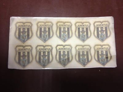 Decalcomania ORIGINALE d'Epoca anni '50/'60 Juventus-10 Scudetti - Fg. completo