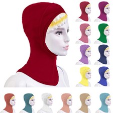 Women Sport Under Scarf Muslim Hijab Hat Islamic Amira Bonnet Caps Neck Cover