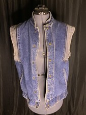Vintage JORDACHE Jean Denim Vest Size Small
