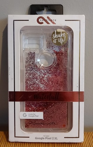 Case-Mate Waterfall Phone Case for Google Pixel 2 XL - Rose Gold Glitter - 第 1/7 張圖片