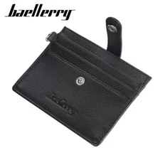 Mens Slim Minimalist Front Pocket Wallet Genuine Leather Credit Card ID Holder