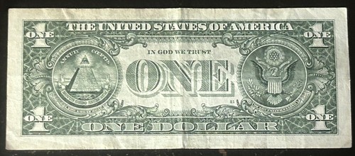 $1 Fancy Birthday/Anniversary Note November 11th, 1983 (11/11/1983) (L11111983C) - Picture 3 of 5
