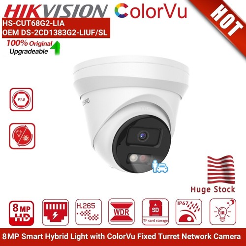 Hitosino 4K 8MP microfono POE IR IP fotocamera Smart Hybird doppia luce 2 vie audio casa Stati Uniti - Foto 3 di 24