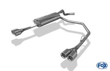 Fox Duplex Auspuff Sportauspuff Endschalldämpfer für VW Golf IV Variant 1,4l