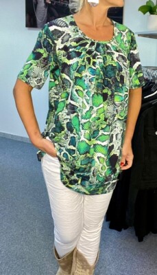 3 Snake_ Shirt Damen 46 / 48  in Große Größen 42 bis 64 erhältlich , Curvy XXL
