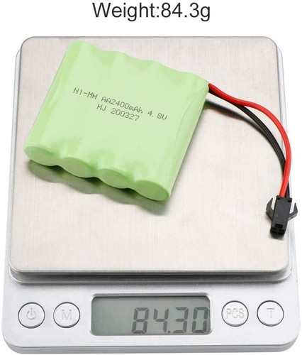 1 Pack 4.8V 2400mAh AA Ni-MH Rechargeable Battery Pack for RC Truck Toy Cars USA - Picture 9 of 10