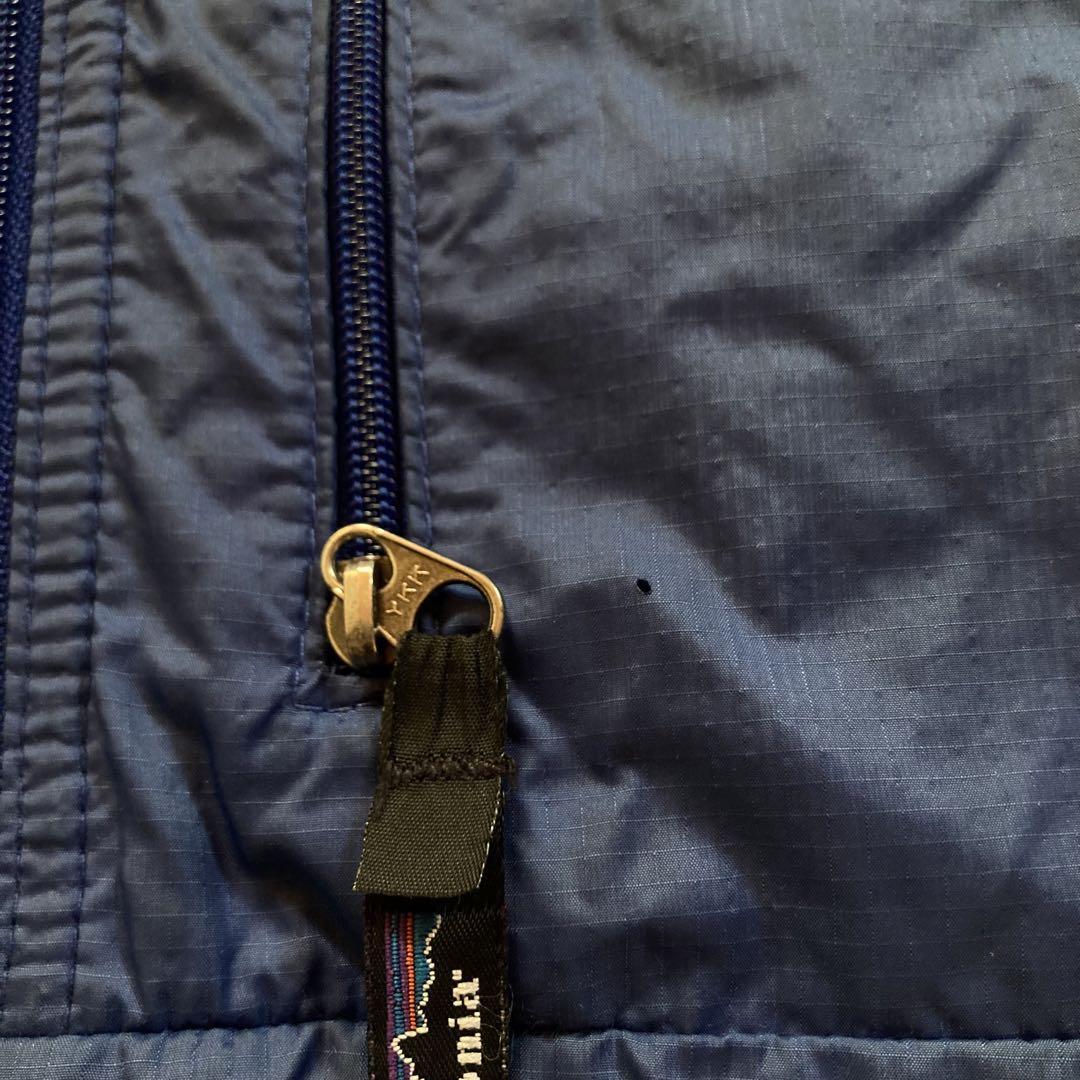 Rare Patagonia Puffball Pullover Size L Blue Black Made in Rare Patagonia Puffball Pullover Size L Blue Black Made in