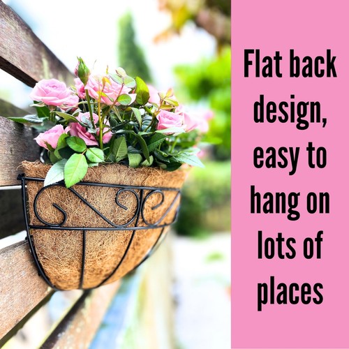 LaLaGreen Outdoor Wall Planters, 4 Pack, 14 Inch Large Balcony Planter Railin... - Picture 9 of 9
