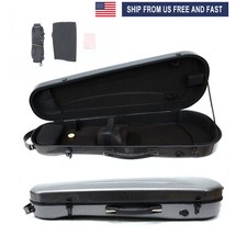 15-16inch viola case carbon fiber viola box thick padding Strong light Black