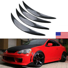 4x Car Wheel Eyebrow Universal Fender Flare Protector Arch Trim Lip Carbon Fiber 4x Car Wheel Eyebrow Universal Fender Flare Protector Arch Trim Lip Carbon Fiber