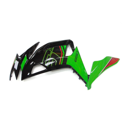 ABS Plastic Bodykit For Kawasaki ER6F/Ninja 650r 2020-2023 Green Black Fairings - Picture 7 of 9