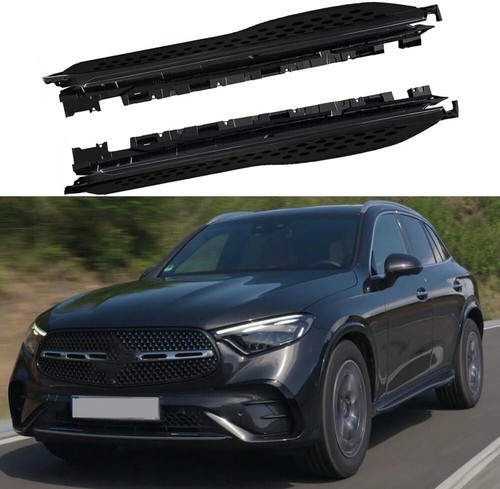 2 MARCHE PIEDS PLAT MERCEDES AMG LOOK NOIR MAT MERCEDES GLC X254 C254 2023+ - 第 1/4 張圖片