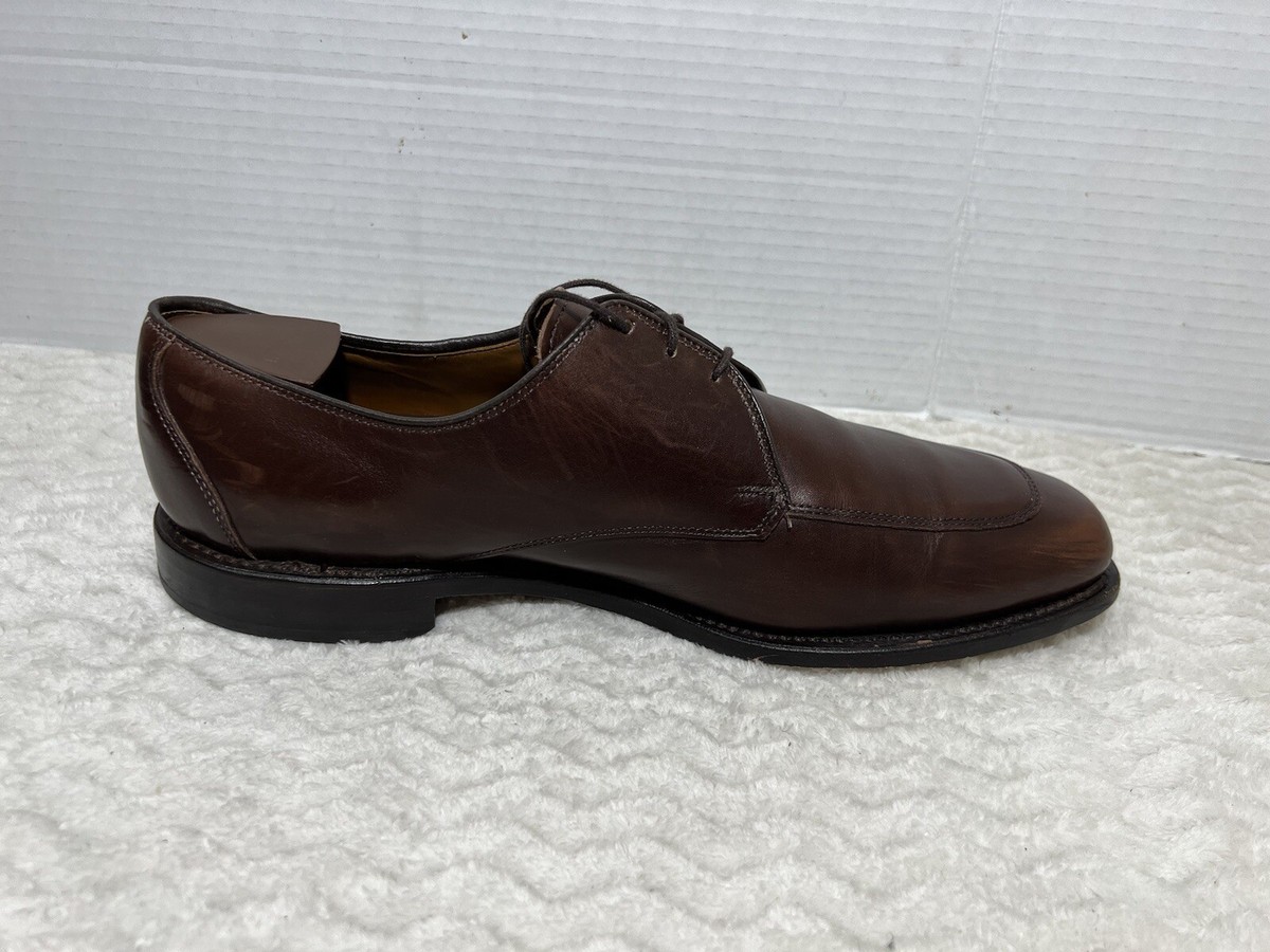 Allen Edmonds Burton Mens Sz 11D Brown Leather Apron Toe 