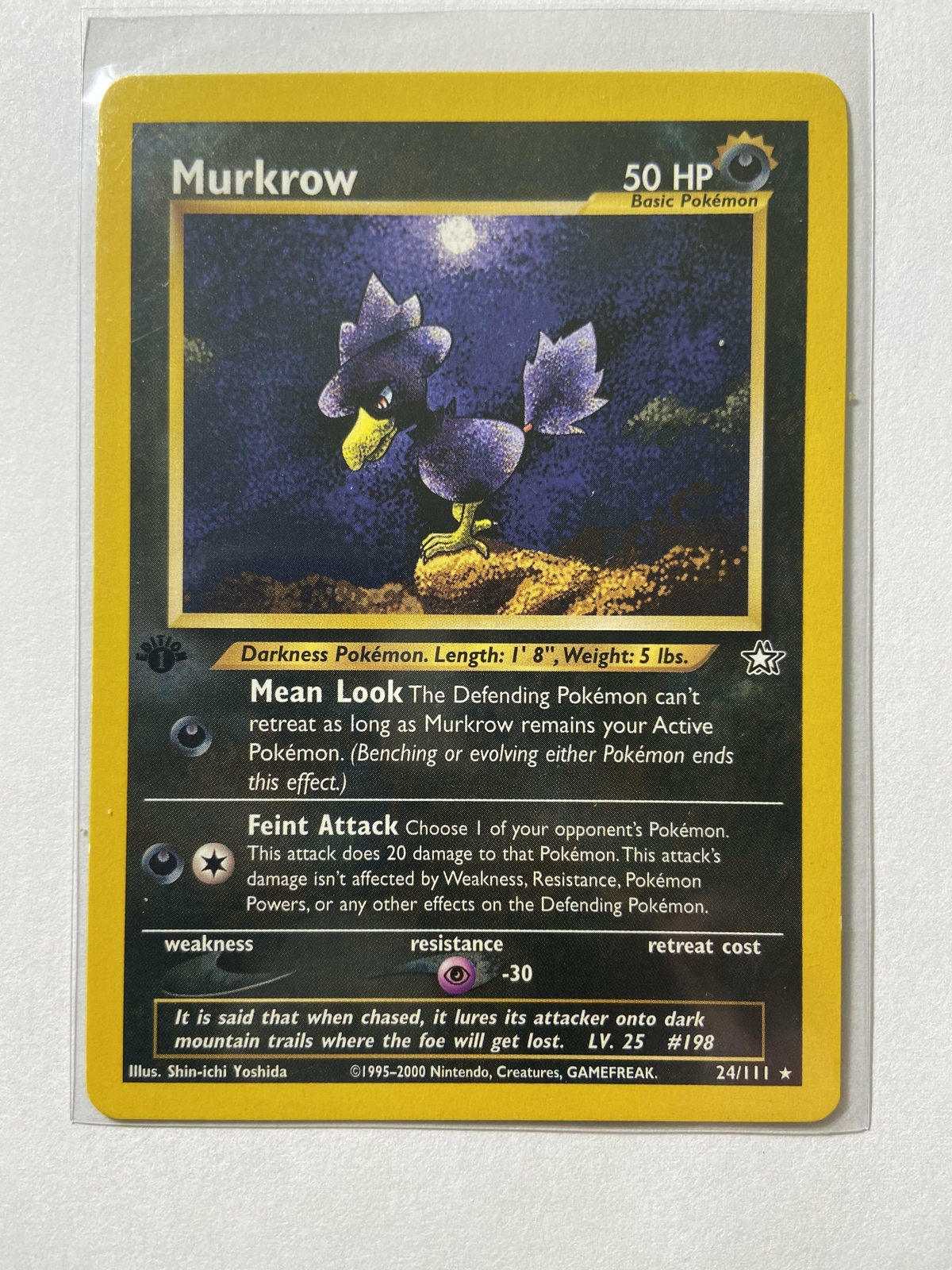 Murkrow Neo Genesis Near mint English  24/111  1st edition