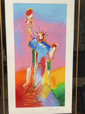Peter Max:  Statue Of Liberty (appraised at $3600)