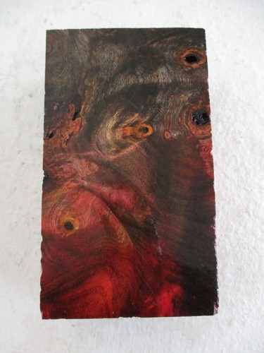 Buckeye Burl Stabilized Blank - 1.75 x 2.5 x 4.5" - box mod game call - S-34 - Afbeelding 1 van 4