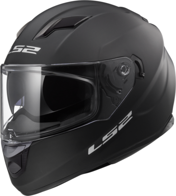 LS2 STREAM EVO SOLID HELMET MATTE BLACK ON-ROAD/STREET/SNOW