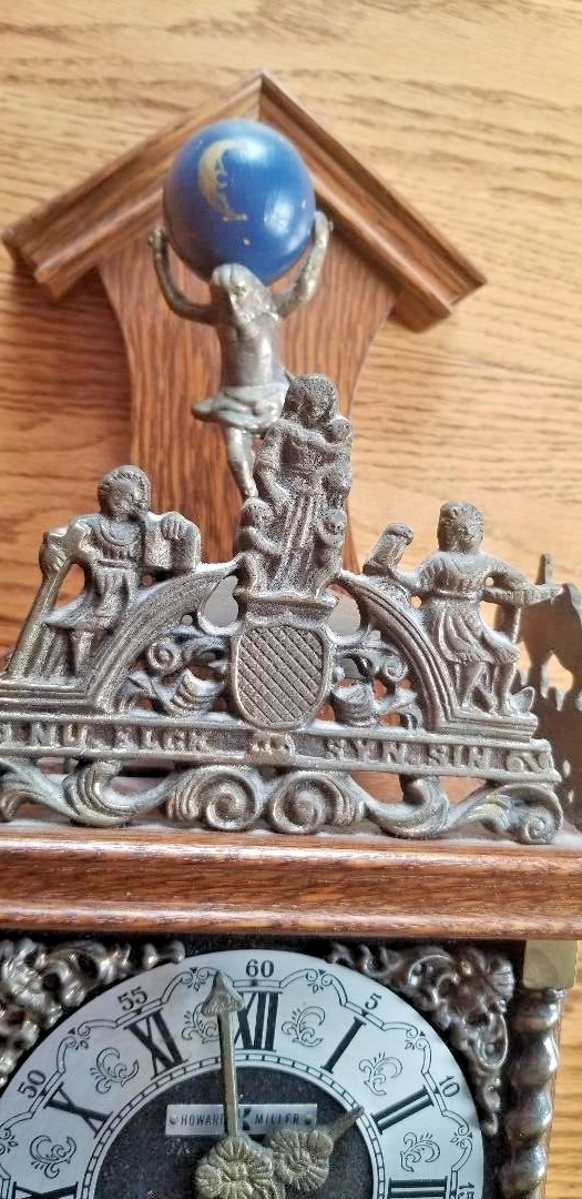 Dutch Clock Zaandam Zaanse Atlas Wall Clock Restore or Parts Local