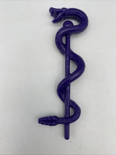 Vintage Masters of the Universe Purple Snake Staff Scettro MOTU He-Man 1985 - Foto 2 di 6