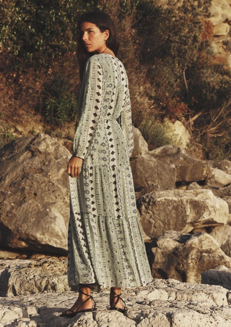 knee length dresses for ladies Zara Rose Crochet Maxi Dress