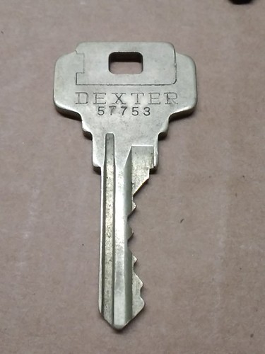 DEXTER # 57753 House Trunk Padlock Lock Key USA Antique | eBay
