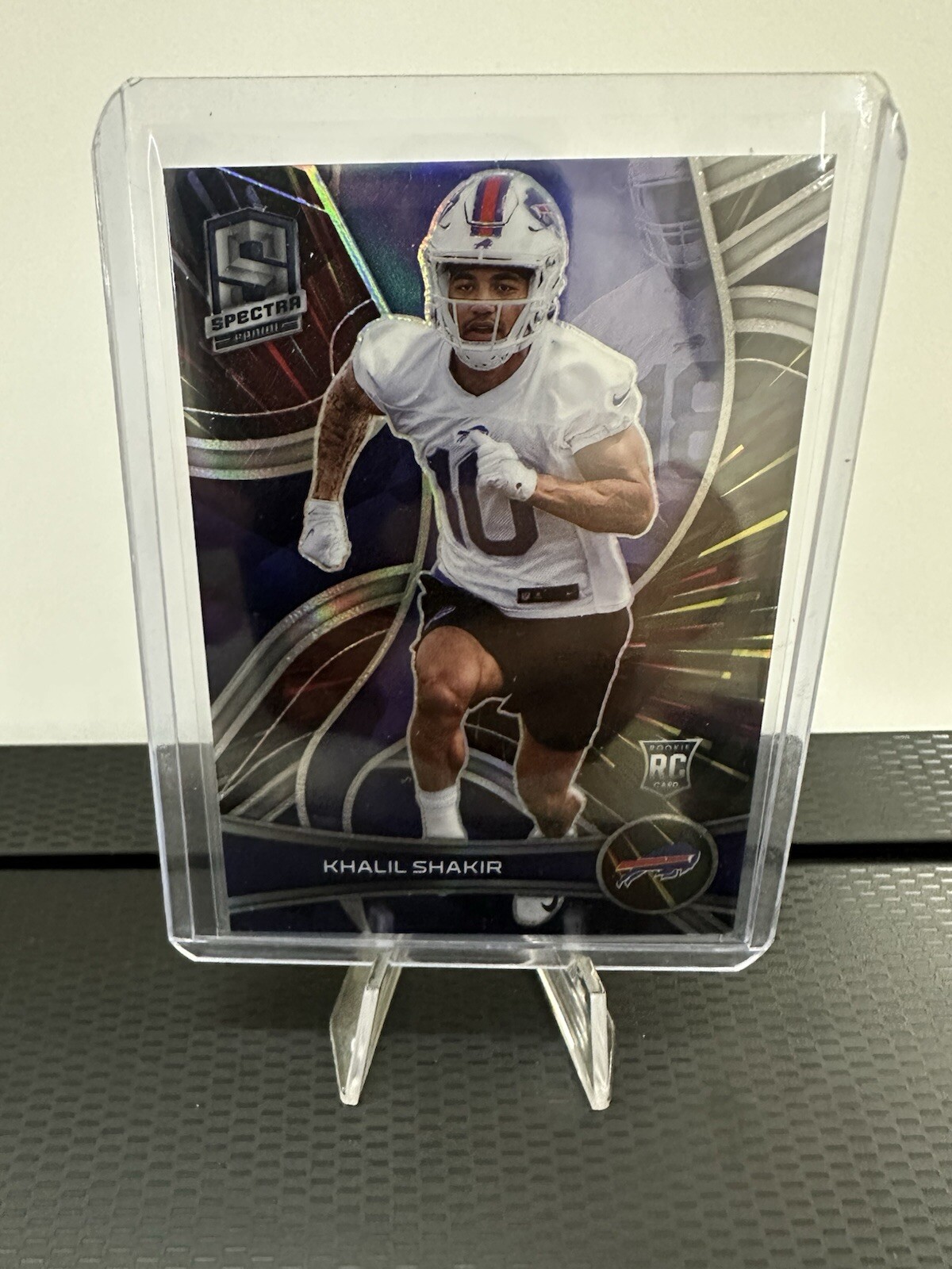 Khalil Shakir 2022 Spectra Rookies Silver Prizm #177 (RC) Buffalo Bills /75