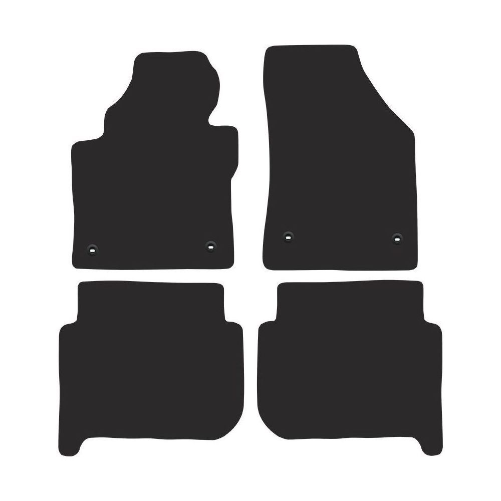 Tapis de sol de voiture pour Volkswagen Touran I idéal pour les voyages