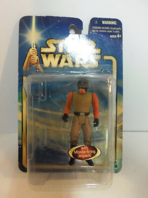 Star Wars Attack of the Clones Walrus Face Actionfigur in geöffneter Verpackung