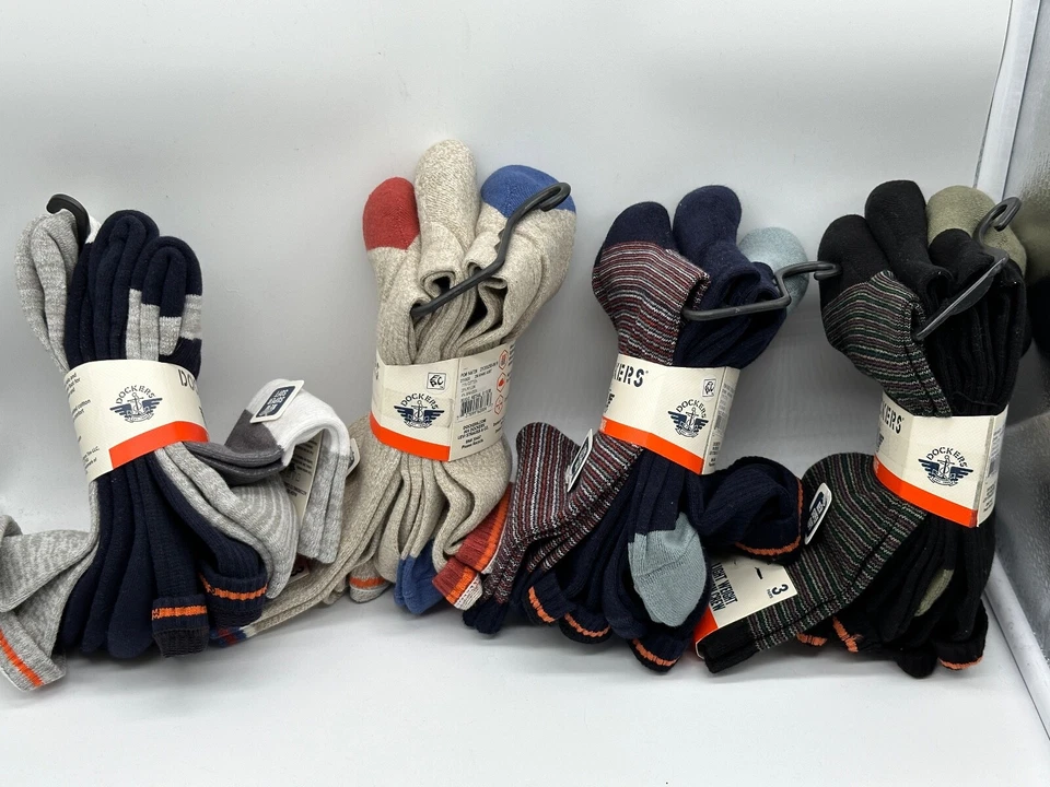 НОВЫЙ 3 ПАРЫ УПАКОВКА МУЖСКИЕ ДОКЕРЫ ОКОНЧАТЕЛЬНЫЙ ЛЕГКИЙ ВЕС ПОДУШКА ЭКИПАЖА НОСКИ SMARTFLEX - Изображение 2 из 4