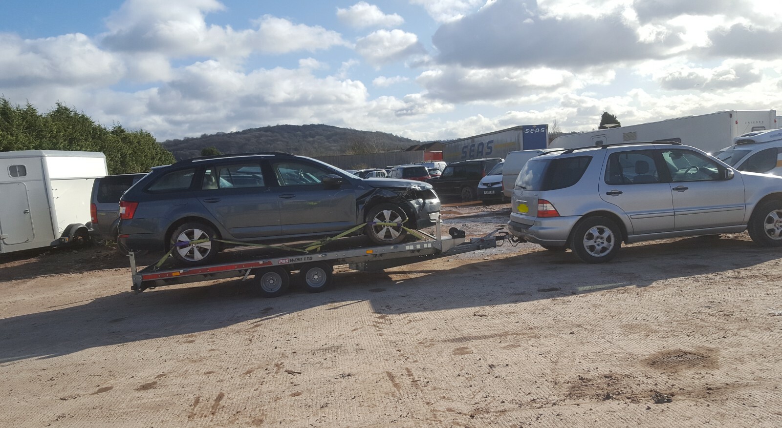 Car Transporter trailer hire 2700kg /2000 kg £55 per day , Newport