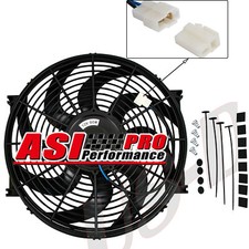 14 Upgraded 12v 90 Watt Motor Electric Auto Radiator Cooling Fan Kit Car Truck