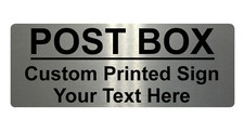 070 Personalised POST BOX Metal Plaque Sign For Door House Gate Letters Parcels