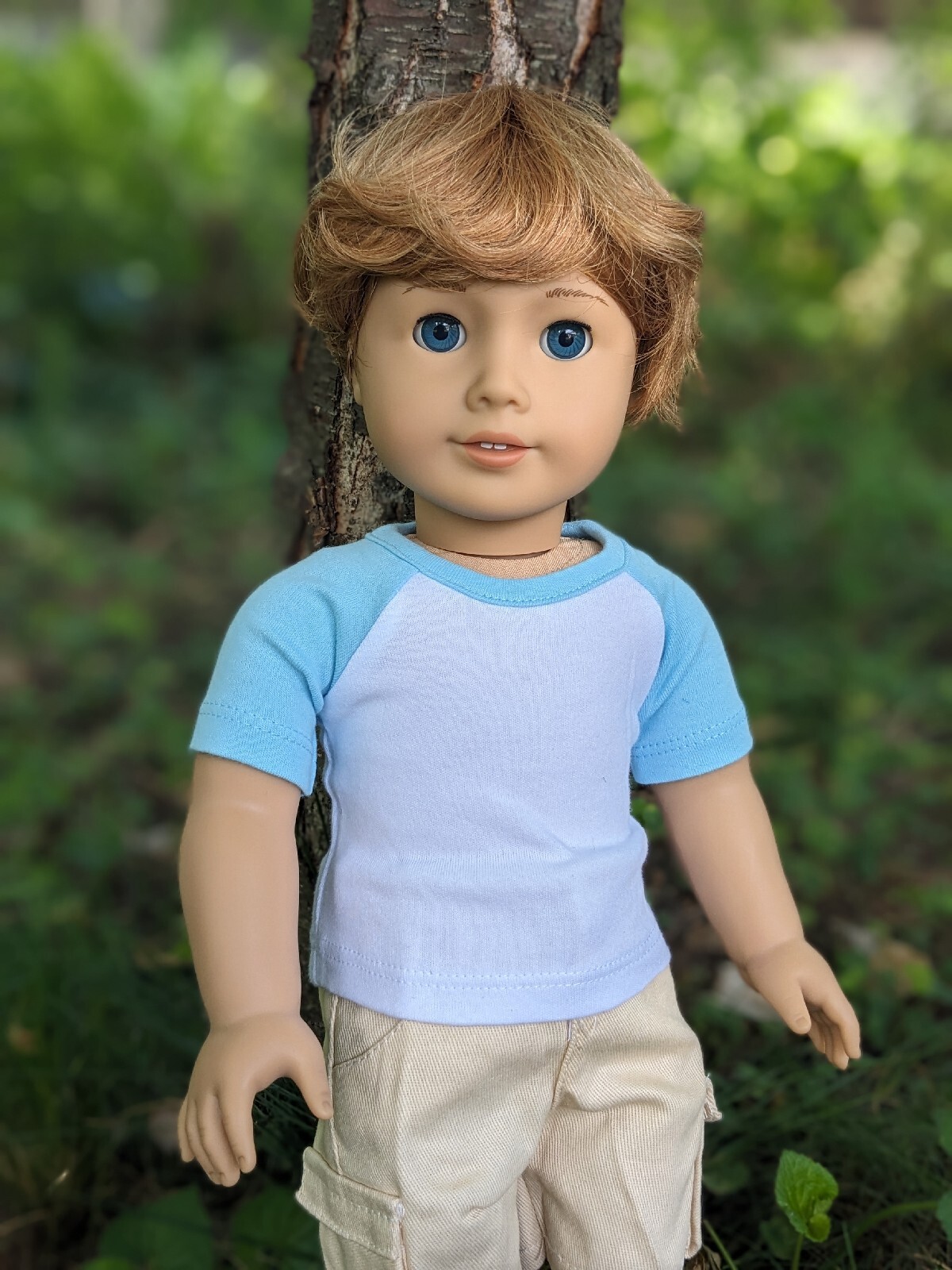 Jake Custom OOAK Boy American Girl Doll Light Red Hair Blue Eyes