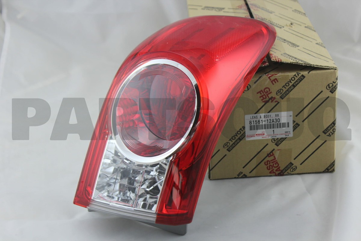 8156112A30 Genuine Toyota LENS & BODY, REAR COMBINATION LAMP, LH