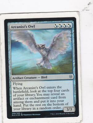 4x throne of eldraine arcanist's owl 4x throne of eldraine arcanist's owl