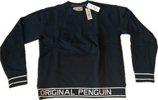 An Original Penguin Pullover Sweatshirt Mens Size M Blue
