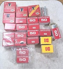 Vintage Mixed Lot OF 31 Ansco Anscochrome  Kodak Film Expired Color  B/W 1960s