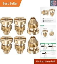 Durable 6-Pack Foam Cannon Nozzle Set - Perfect .25mm Tips for Cleaning Power