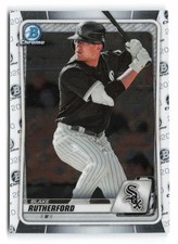 2020 Bowman #BCP-13 Blake Rutherford Chrome Prospects Chicago White Sox