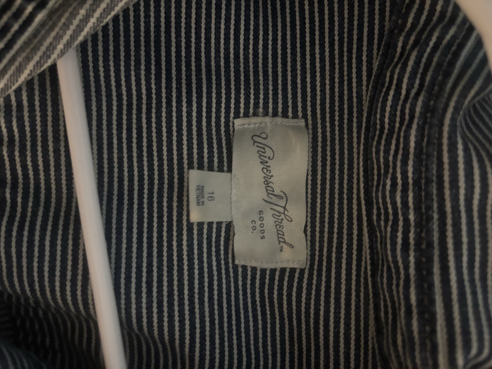 Universal Thread Striped Button Up Jumper Shorts - image 3