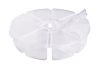 Vbs Sortierbox 8-Eck 10 Cm Durchmesser 2.5 Cm HöHe Aufbewahrungsbox Organizer